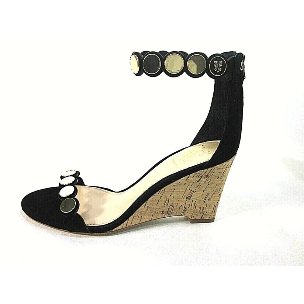 Vince Camuto VC Signature VI - Edolie Nero Sandals Size 6. - Picture 4 of 9